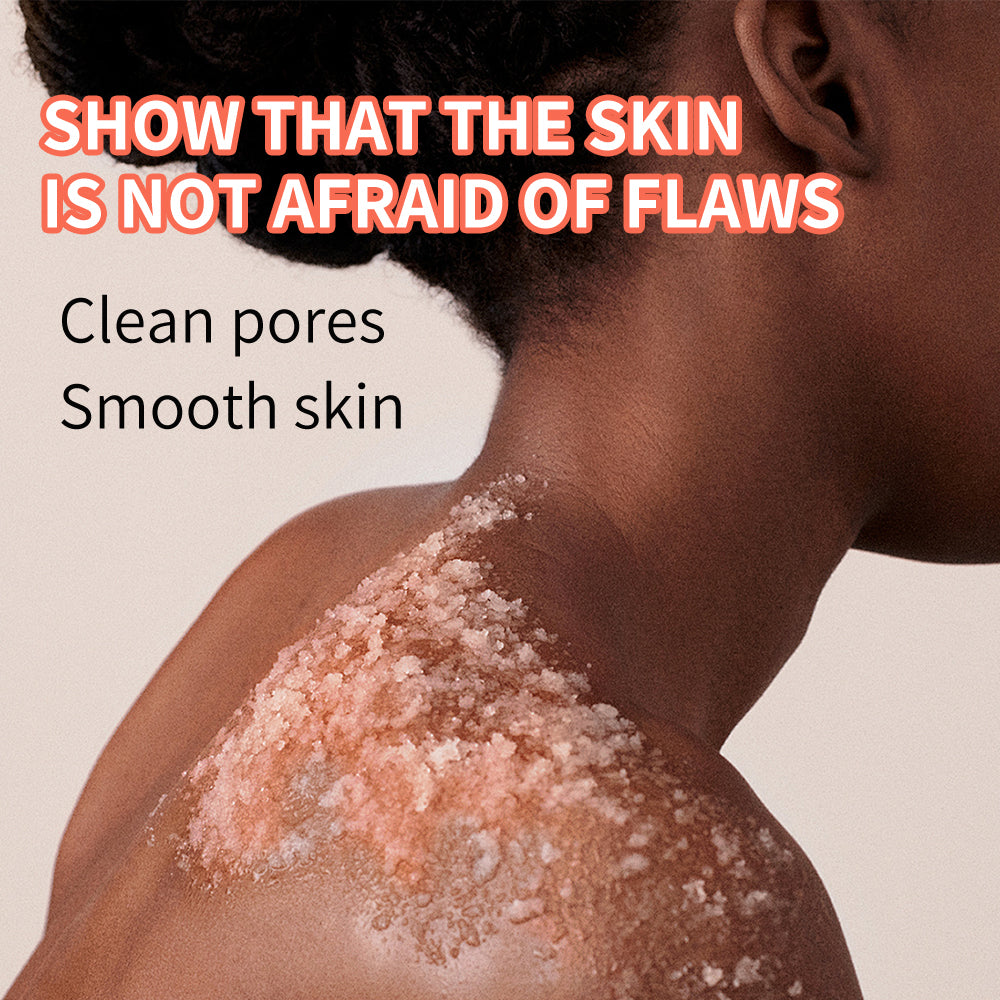 Hllozzi Himalayan Salt Scrub – Deep Exfoliating Body, Face & Hand Scrub with Collagen, Aloe Vera, Coconut & Jojoba – Moisturizing & Skin Repair Care