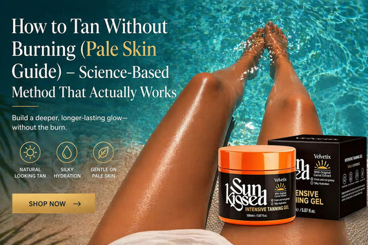 How to Get a Natural Tan on Pale Skin Without Looking Fake cover image for Velvetix pale skin outdoor tanning guide