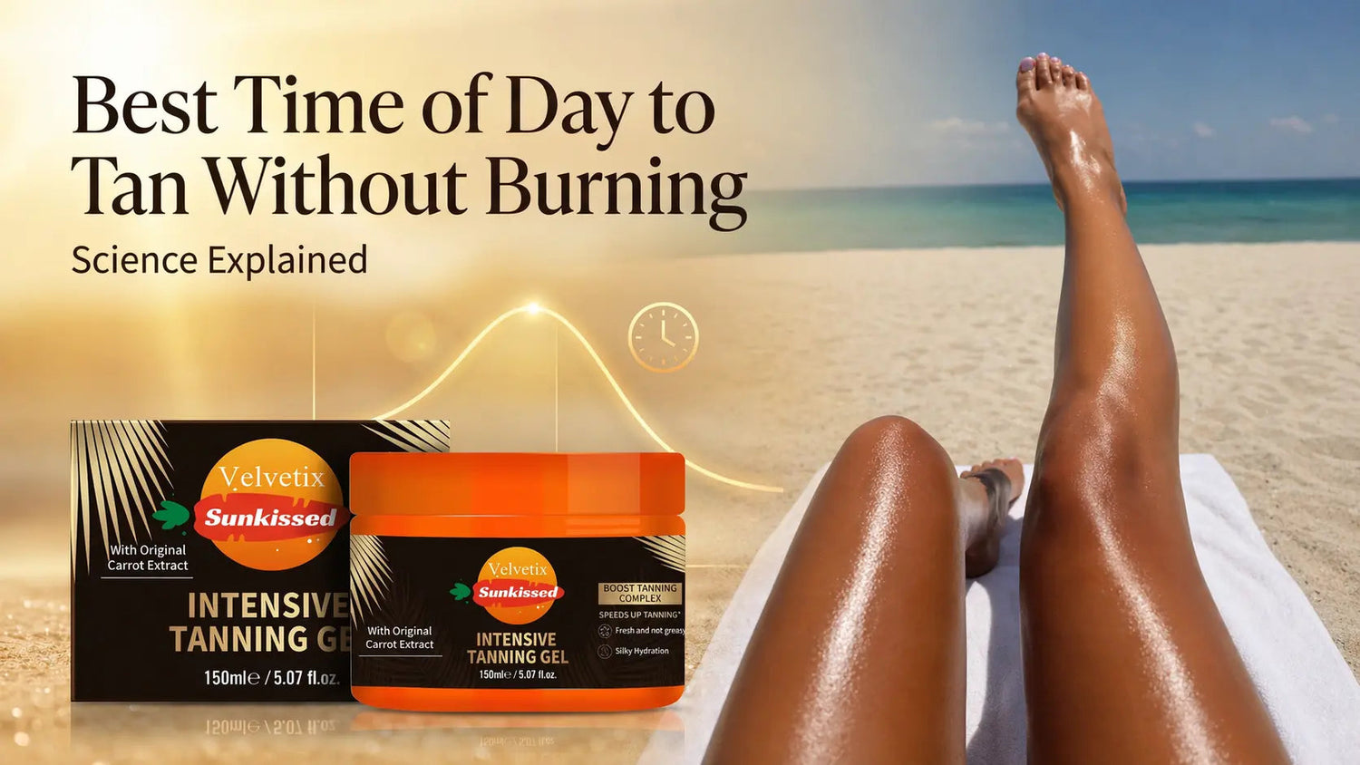 How to Tan Pale Skin Outdoors Without Looking Red or Patchy cover image for SPF-first Velvetix outdoor tanning safety guide