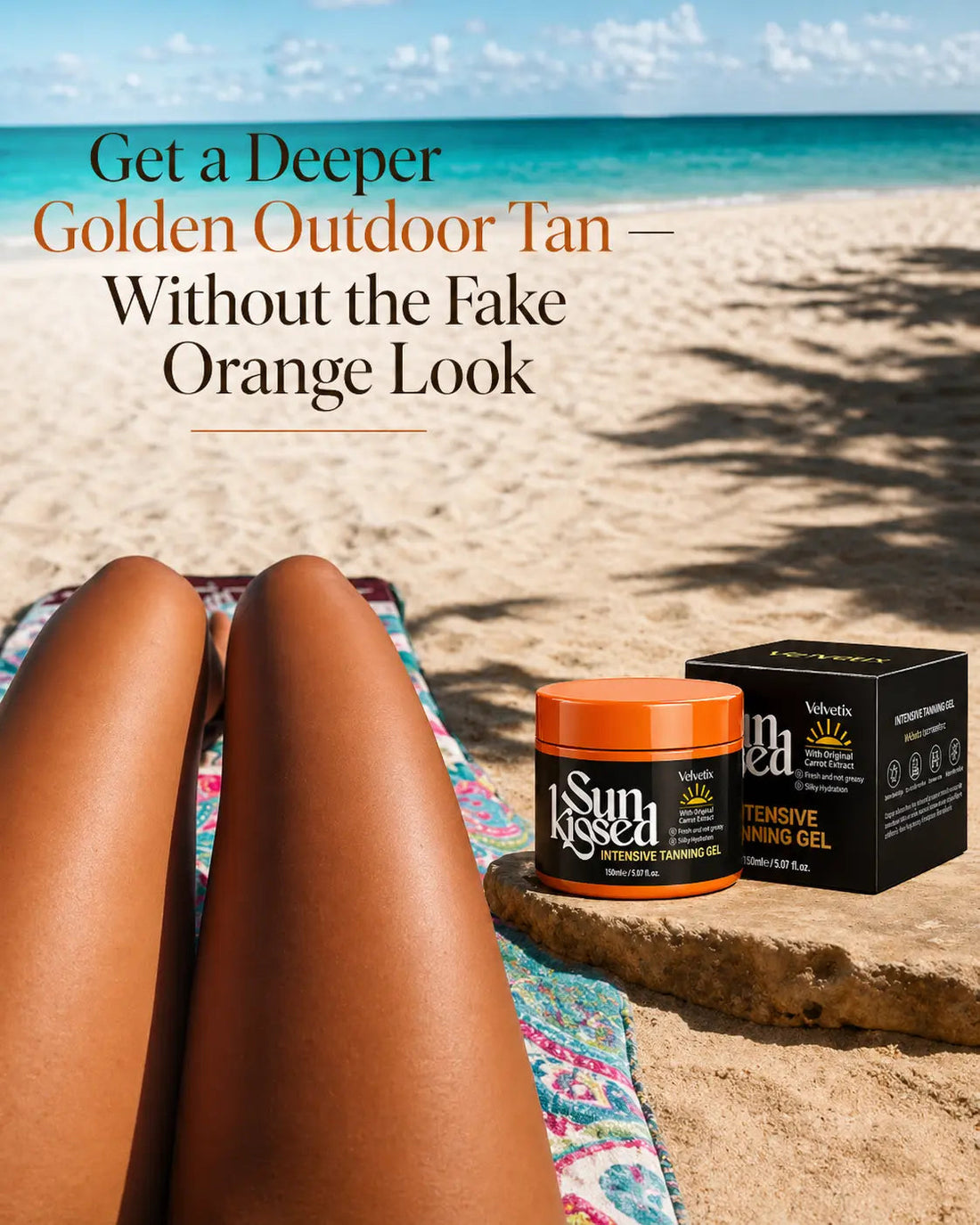 How to Get a Smooth Outdoor Tan on Arms and Legs cover image for Velvetix pale skin outdoor tanning guide