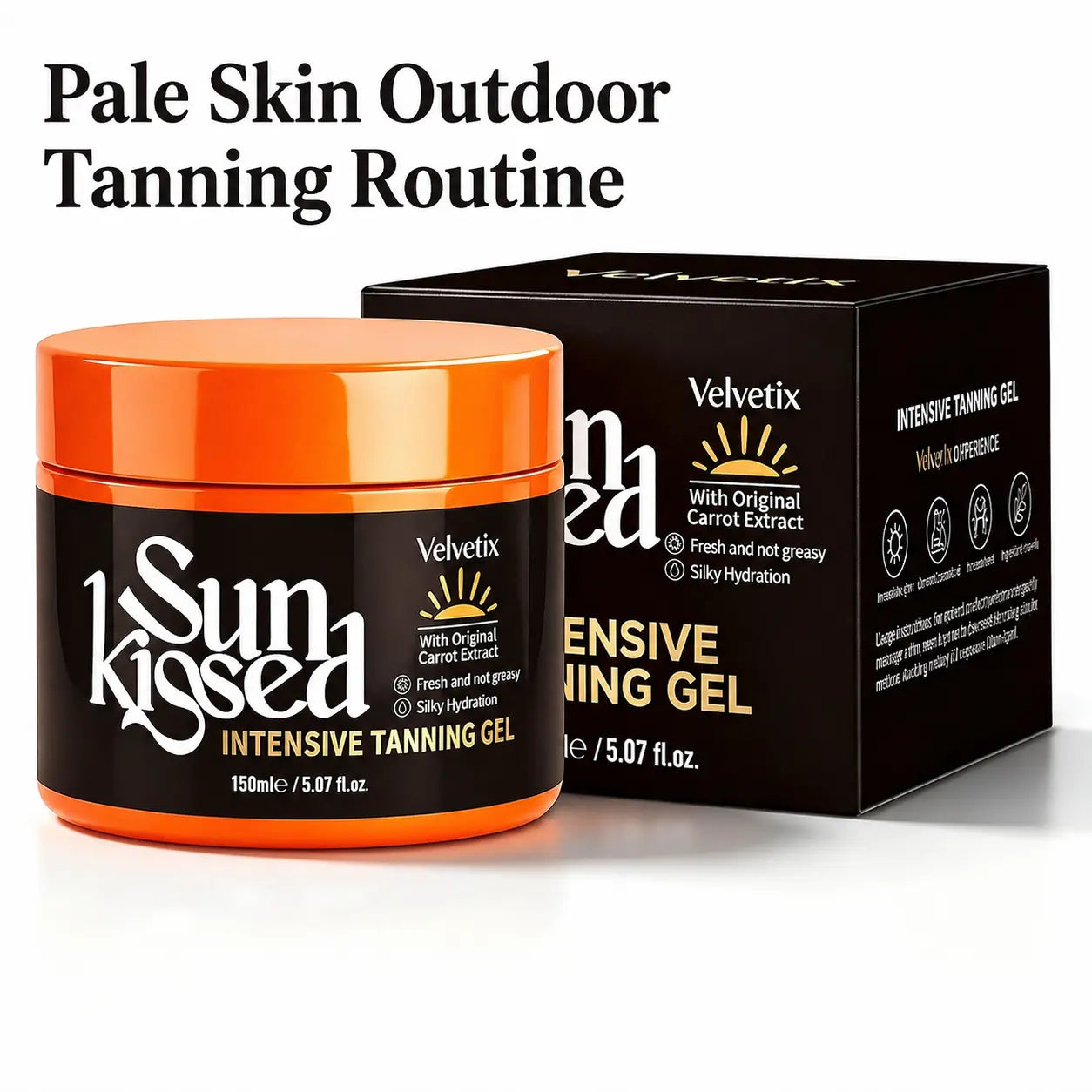 How to Tan Pale Skin Outdoors: A Beginner-Friendly Golden Glow Routine cover image for Velvetix pale skin outdoor tanning guide