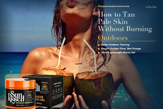 Can You Tan With Sunscreen? SPF Tips for a Golden Outdoor Glow cover image for SPF-first Velvetix outdoor tanning safety guide