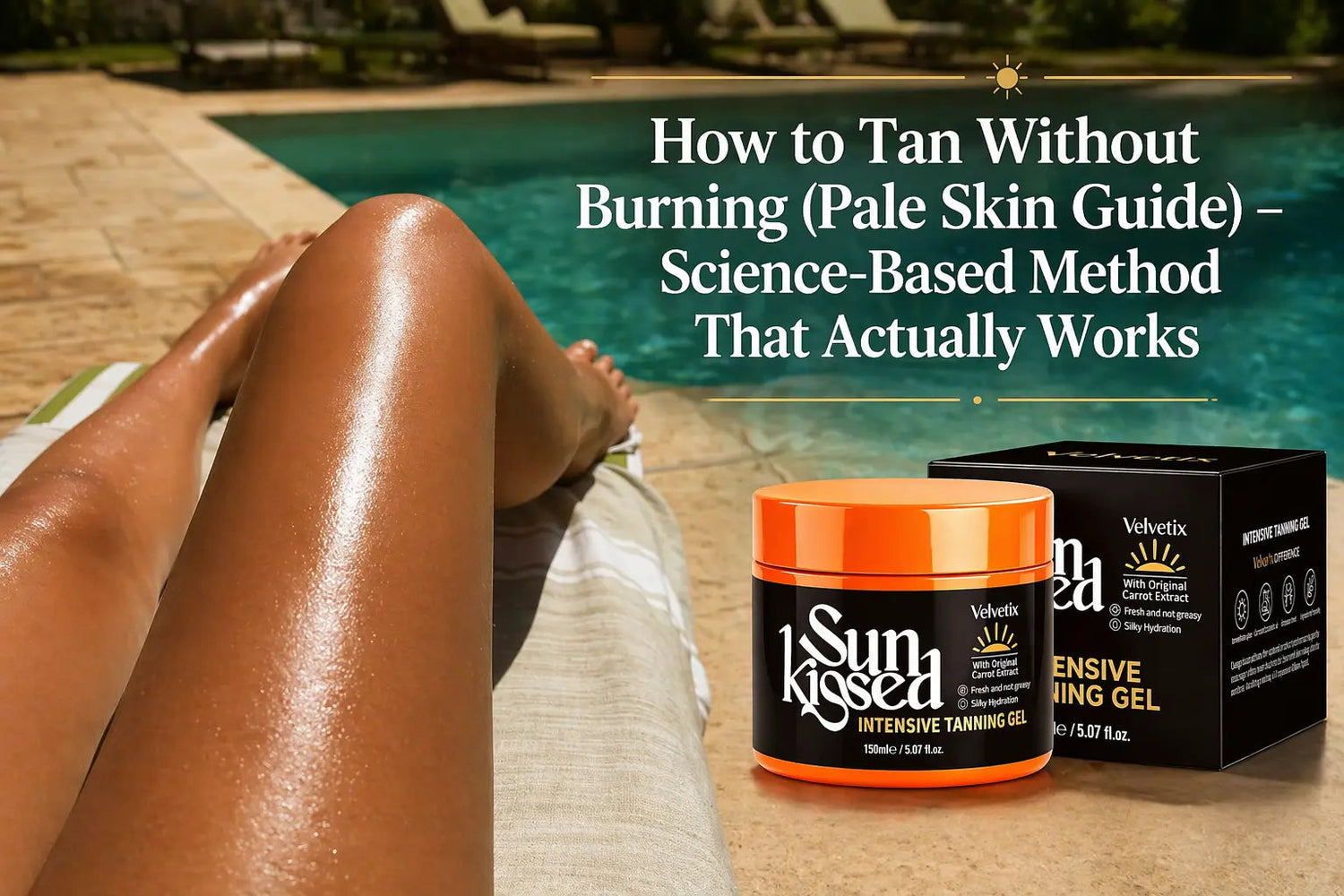 How to Improve Tanning Results With Skincare Routine cover image for Velvetix tanning gel review and buying guide