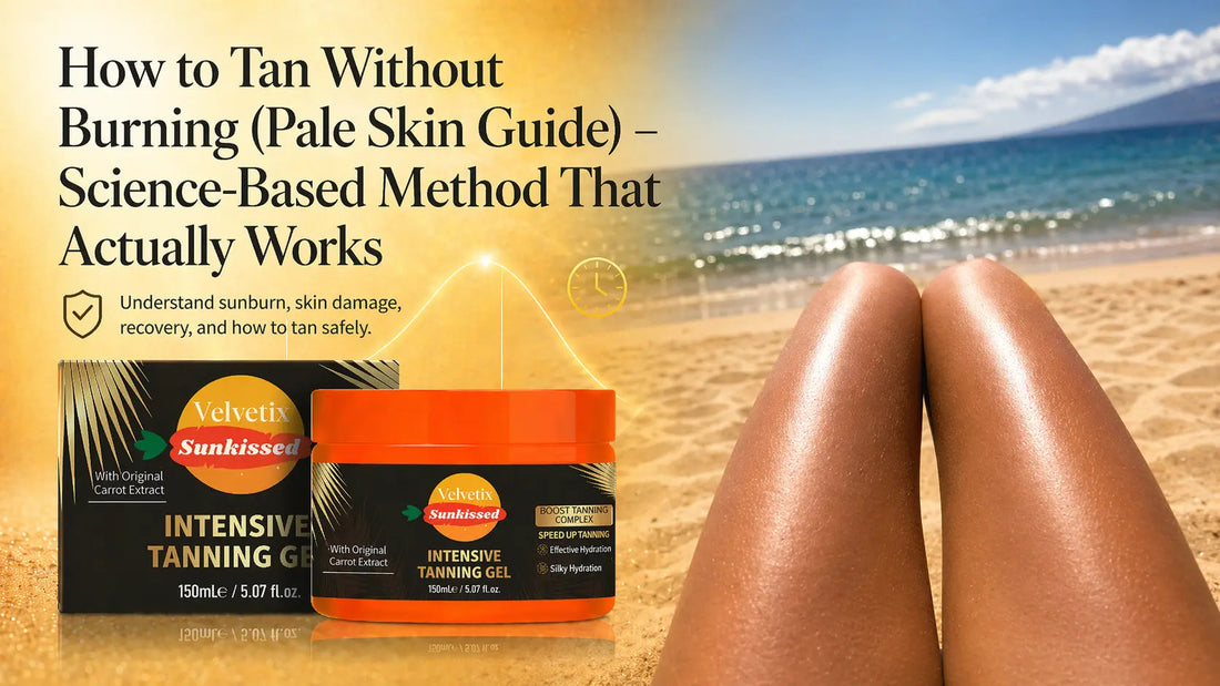 How to Reduce the Look of Tanning Lines and Marks cover image for SPF-first Velvetix outdoor tanning safety guide