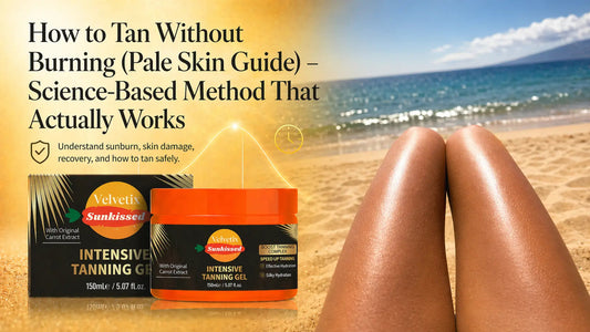 How to Reduce the Look of Tanning Lines and Marks cover image for SPF-first Velvetix outdoor tanning safety guide