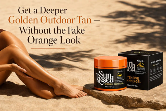 Arms and Legs Glow-Up Routine for Pale Skin cover image for Velvetix pale skin outdoor tanning guide