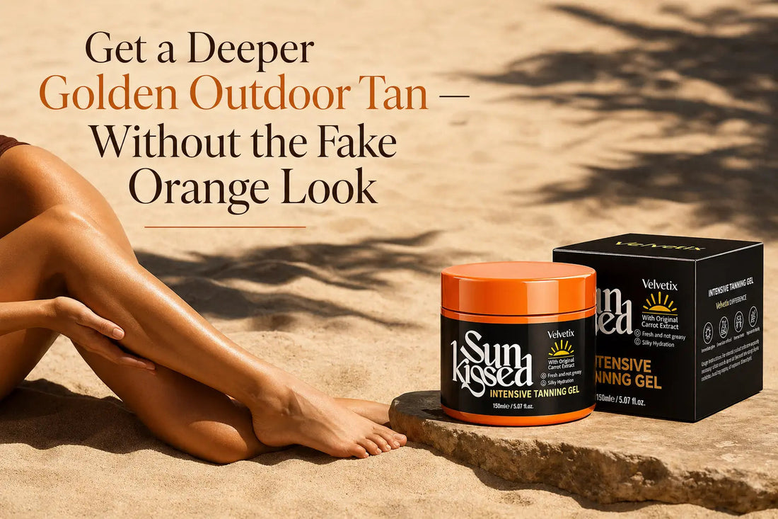 How to Get a Summer Body Glow Before Wearing Shorts cover image for Velvetix pale skin outdoor tanning guide