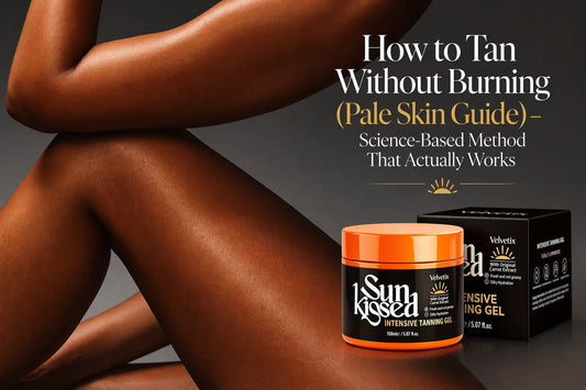 How to Tan Gradually for Long-Term Results cover image for Velvetix tanning gel review and buying guide