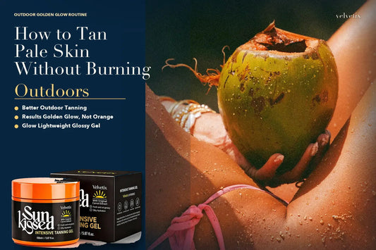 Tanning Lotion vs Tanning Gel: Which Should You Choose? cover image for Velvetix outdoor tanning product comparison