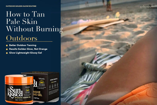 Sun Tanning Lotion vs Outdoor Tanning Gel cover image for Velvetix outdoor tanning product comparison