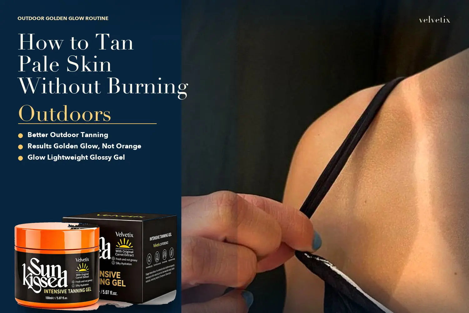 Carroten Intensive Tanning Gel vs Velvetix cover image for Velvetix outdoor tanning product comparison