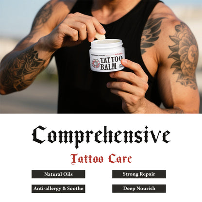 Velvetix Tattoo Balm for Sensitive Skin – Soothing Vegan Aftercare for Irritated, Itchy or Red Skin – Fragrance-Free, Paraben-Free, 5oz