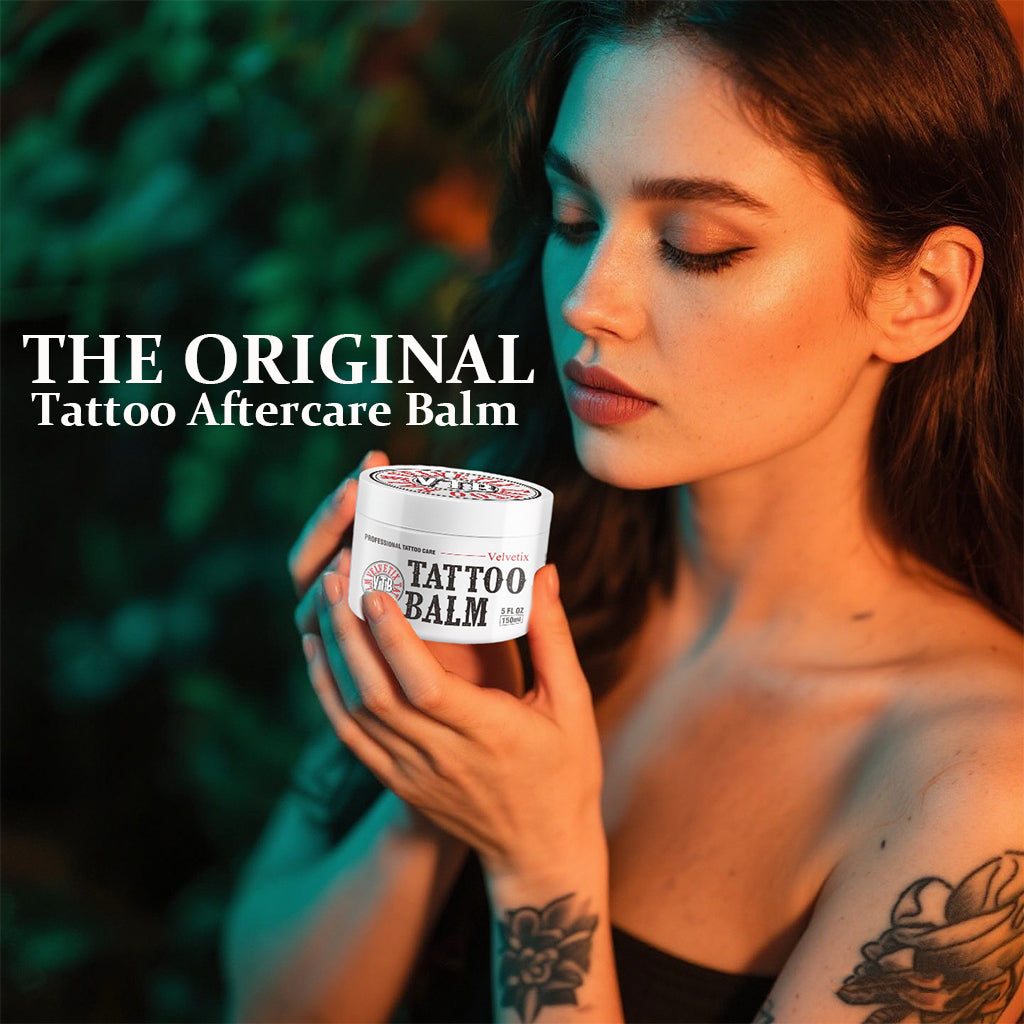 Velvetix Tattoo Balm for Sensitive Skin – Soothing Vegan Aftercare for Irritated, Itchy or Red Skin – Fragrance-Free, Paraben-Free, 5oz