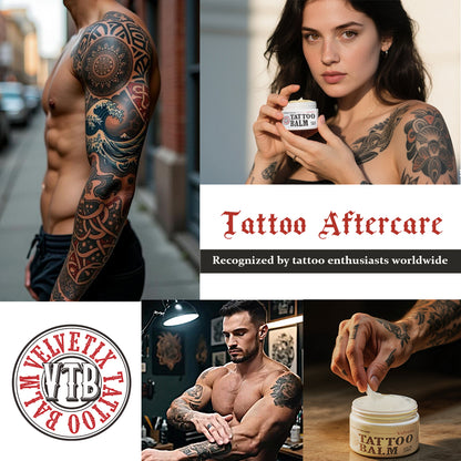 Velvetix Tattoo Balm for Sensitive Skin – Soothing Vegan Aftercare for Irritated, Itchy or Red Skin – Fragrance-Free, Paraben-Free, 5oz