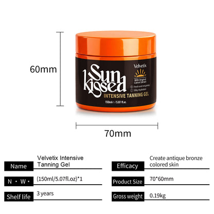 Velvetix Fast Tanning Gel bundle image for pale skin summer outdoor glow routine