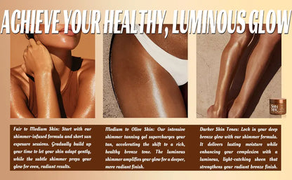 Velvetix tanning gel texture for lightweight SPF-first outdoor tanning routine on fair skin