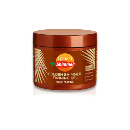 Hllozzi Golden Shimmer Tanning Gel | Fast Tan Enhancer for Indoor & Outdoor