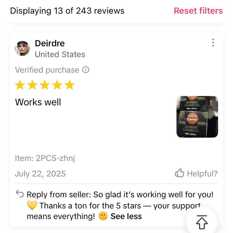 Velvetix Tanning Gel – 5.07oz Fast Tan Accelerator for Outdoor Use