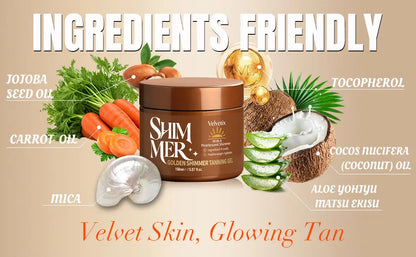 Velvetix Fast Tanning Gel product image for fair skin golden outdoor glow routine