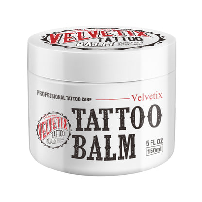 Velvetix Vegan Tattoo Balm for Sensitive Skin – Calms Red, Irritated & Itchy Skin – Fragrance-Free & Paraben-Free, 5oz
